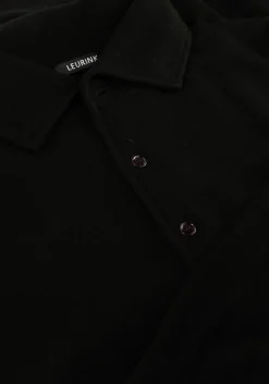 Heren LEURINK KNIT e polo polo hidden button down