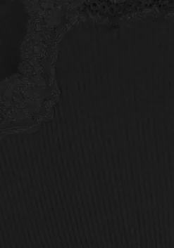 DAMES ROSEMUNDE e t-shirt benita silk t-shirt w/ lace