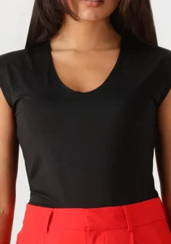 DAMES ROSEMUNDE e t-shirt billie capsleeve v-neck