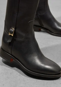 DAMES SANTONI e hoge laarzen led gesp laars