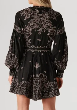 DAMES SCARLETT POPPIES e mini jurk berite short dress