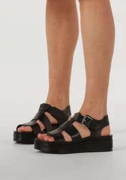 DAMES SHABBIES e platte sandalen maro bold