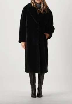 DAMES STAND STUDIO e faux fur jas maria coat soft