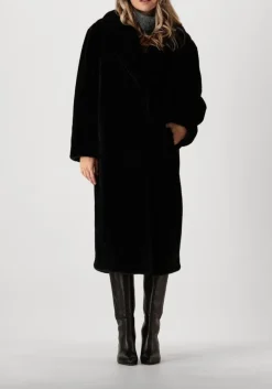 DAMES STAND STUDIO e faux fur jas maria coat soft