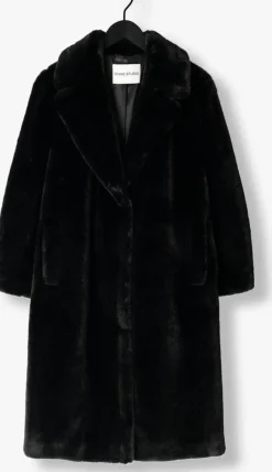 DAMES STAND STUDIO e faux fur jas maria coat soft