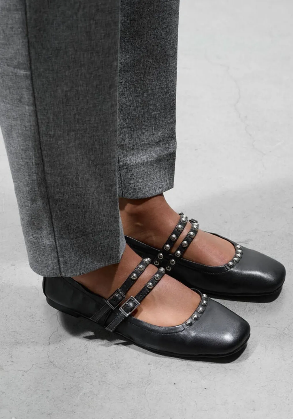 DAMES STEFANO LAURAN e ballerina's bailarina arrugada