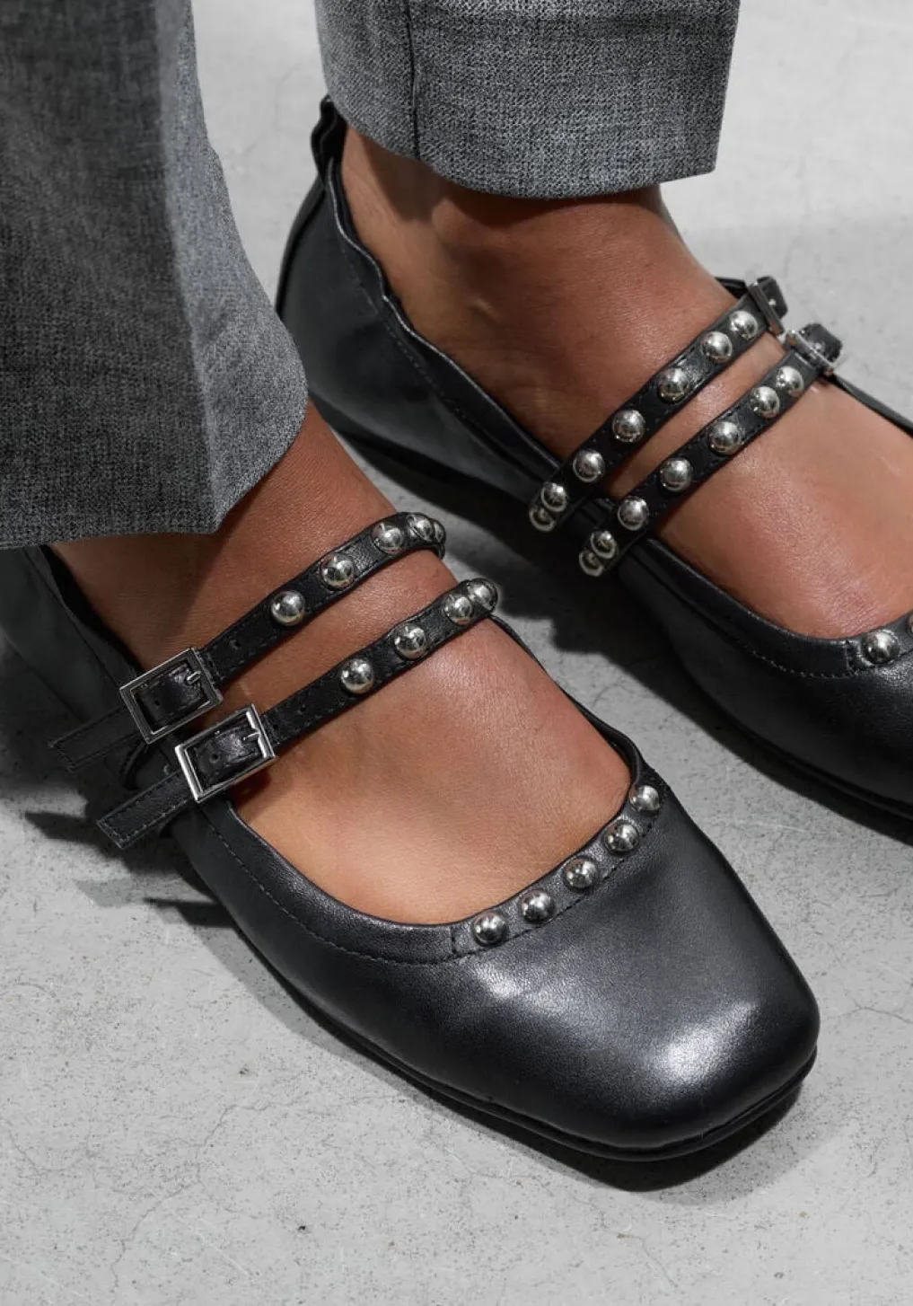 DAMES STEFANO LAURAN e ballerina's bailarina arrugada