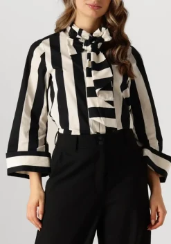DAMES SUMMUM e blouses blouse bow stripe printed