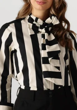 DAMES SUMMUM e blouses blouse bow stripe printed