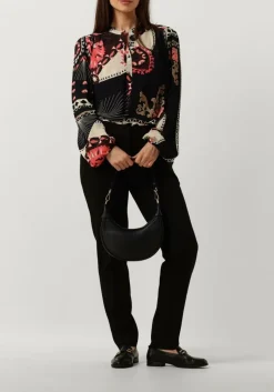 DAMES SUMMUM e flared broek trousers punto milano