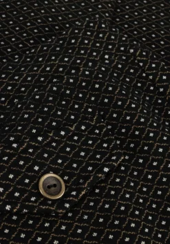 DAMES SUMMUM e flared broek flared pants mini pattern jacquard