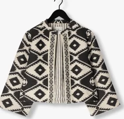 DAMES SUMMUM e jack short round neck jacket geo aztek