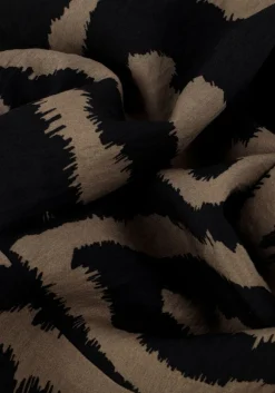 DAMES SUMMUM e midi jurk dress abstract leaves