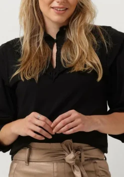 DAMES SUMMUM e top jersey top 3/4 sleeve jersey and embroidery mic