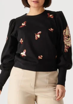 DAMES SUMMUM e trui puff sleeve embellished sweater