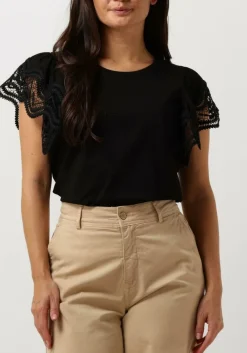 DAMES SUMMUM e t-shirt jersey top tee with lace