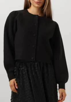 DAMES SUMMUM e vest knitted cardigan leopard jacquard knit