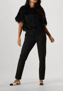 DAMES SUMMUM e vest shortsleeve jacket faux feather fur