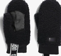 DAMES UGG e handschoenen fluff mitten with logo tape