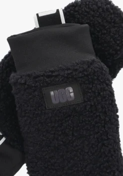 DAMES UGG e handschoenen fluff mitten with logo tape