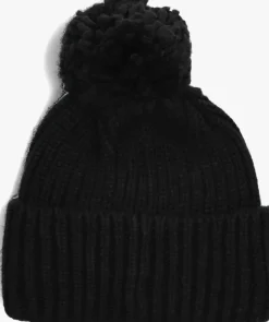 DAMES UGG e muts chunky rib knit beanie w pom