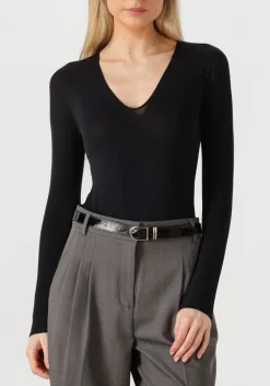 DAMES WOLFORD e top the v neck body
