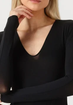 DAMES WOLFORD e top the v neck body